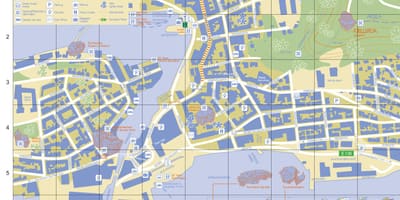 Alesund نروژ, نقشه شهرستان