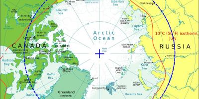 قطب شمال نروژ نقشه